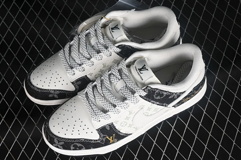 All categories Nk SB Dunk Series Nk SB Dunk Low low-top sneakers LV x Nk Dunk Low joint model Louis Vuitton-2024 Chenlong SB low-top casual sneakers FC1688-163